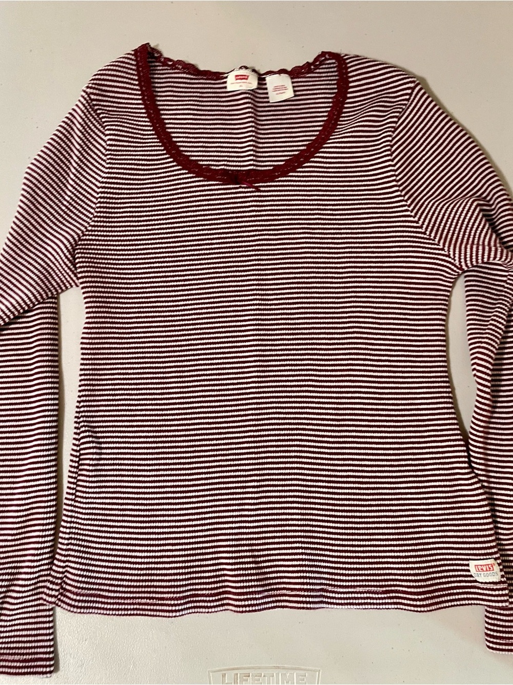 Levi’s Dry Goods long sleeve striped top XL